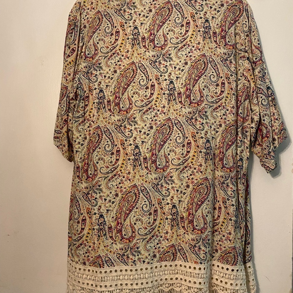 Bobeau lightweight cardigan or kimono, size L - Picture 2 of 6